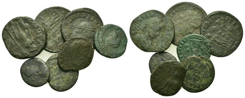 Lot of 7 Roman Imperial Æ coins, to be catalog. Lot sold as is, no return