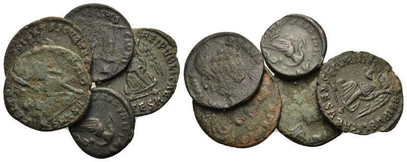 Lot of 5 Roman Imperial Æ coins, to be catalog. Lot sold as is, no return