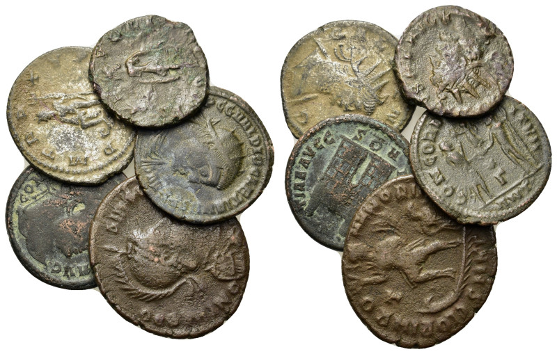 Lot of 5 Roman Imperial Æ coins, to be catalog. Lot sold as is, no return.