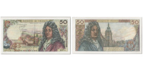 Billet de 50 Francs - 5.6; Sign.: Bouchet, Tronche & Morant, 1975
Ref : F. 64/30, Pick#148a
Conservation : PCGS XF 40 PPQ
Serial # W.274 0684906741