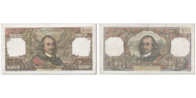 Billet de 100 Francs - 1.9; Sign.: Bouchet, Tronche & Strohl, 1977
Ref : F. 65/59, Pick#149f
Conservation : PCGS VF 30
Serial # D.1108 2767854516