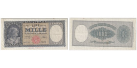 Banca D'Italia 10,000 Lire 1949 - 24.01, Sign.: Menichella & Urbini
Ref : Pick#89b
Conservation : PCGS VF 30
Serial # U259 082170 Printer : IPS / OC-V...