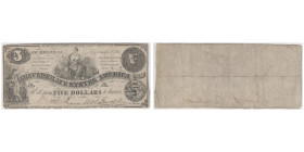 USA
Confederate States of America
5 Dollars 1861 J.T.Paterson & Co.; Second Series
Ref : T-36 PF-4 CR-278 
Conservation : PCGS CHOICE FINE 15
Serial# ...