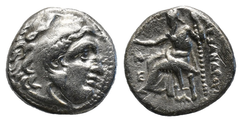 KINGS OF MACEDON. Alexander III 'the Great' (336-323 BC). Drachm. .
Obv: Head of...