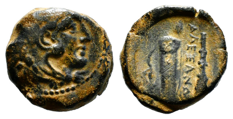 KINGS OF MACEDON. Alexander III 'the Great' (336-323 BC). Ae Unit. Uncertain min...