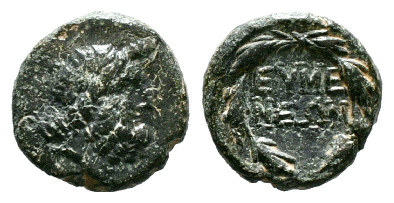 PHRYGIA. Eumeneia. Ae (Circa 200-133 BC).
Obv: Laureate head of Zeus right.
Rev:...