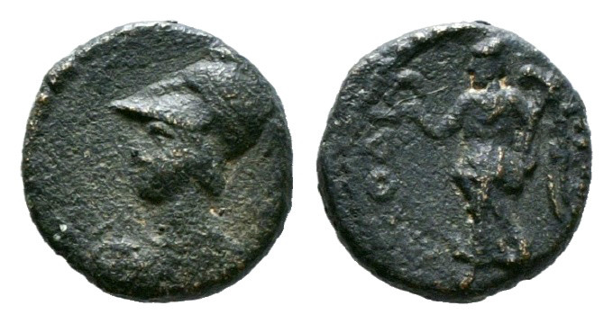 PHRYGIA. Laodicea ad Lycum. Pseudo-autonomous AE
Helmeted and draped bust of Ath...