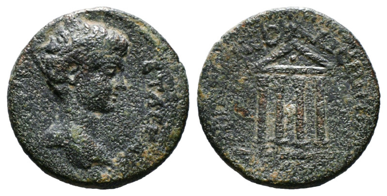 PONTUS. Neocaesarea. Geta (Caesar, 198-209). Ae. Dated CY 142 (205/6).
Obv: Π CЄ...