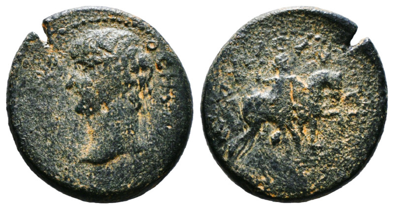 Mysia. Kyzikos. Antinous Died AD 130.(9,30gr 25,62mm) Struck under Hadrian. ΚΛ. ...