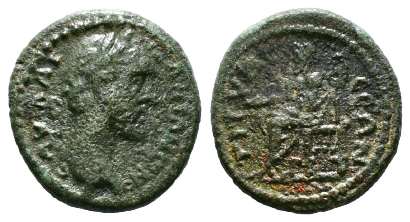 PISIDIA. Tityassos. Antoninus Pius (138-161). Ae.
Obv: AV KAI ANTΩNEINOC.
Laurea...