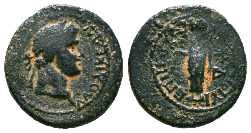 Roman Provincial
Phrygia. Prymnessos. Nero AD 54-68. Klaudios Mithridates, magis...