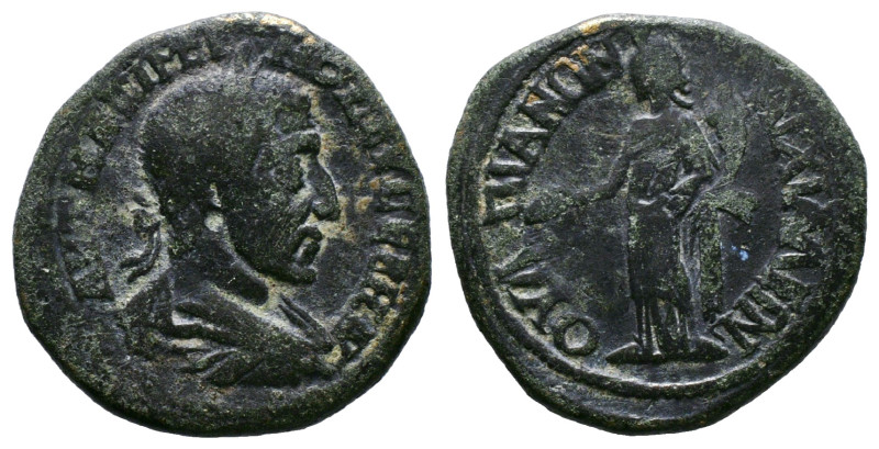 LYDIA. Thyateira. Philip I the Arab (244-249). Ae 
Obv: Laureate, draped and cui...