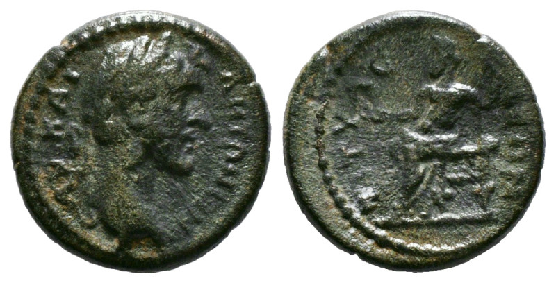 PISIDIA. Tityassos. Antoninus Pius (138-161). Ae.
Obv: AV KAI ANTΩNEINOC.
Laurea...