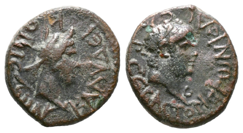 LYCAONIA. Iconium (as Claudiconium). Nero (54-68). Ae.
Obv: ΝЄΡωΝ ΚΑΙCΑΡ CЄΒΑCΤΟ...