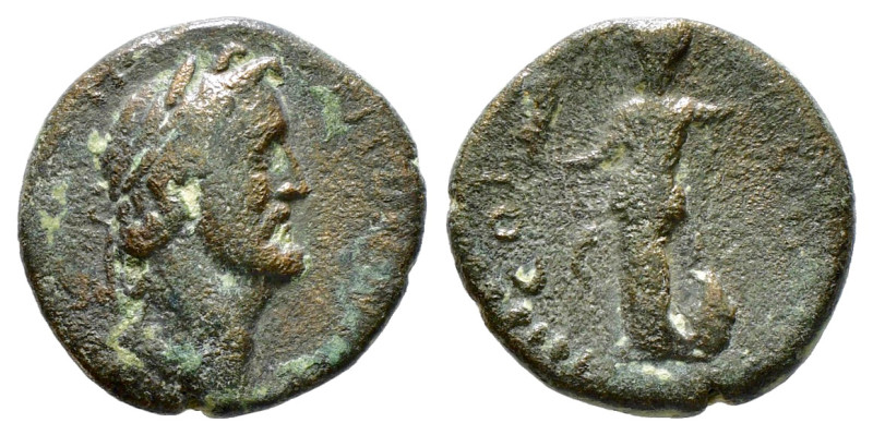 LYCAONIA. Iconium. Antoninus Pius (138-161). Ae.
Obv: IMP C T A H ANTONINOC.
Lau...