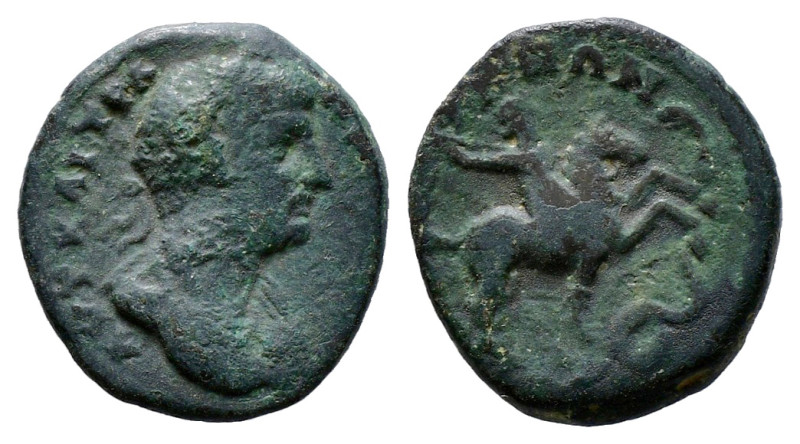 PISIDIA. Baris. Hadrian (117-138). Ae.
Obv: AYT KAI TPA AΔPIANOC.
Laureate, drap...