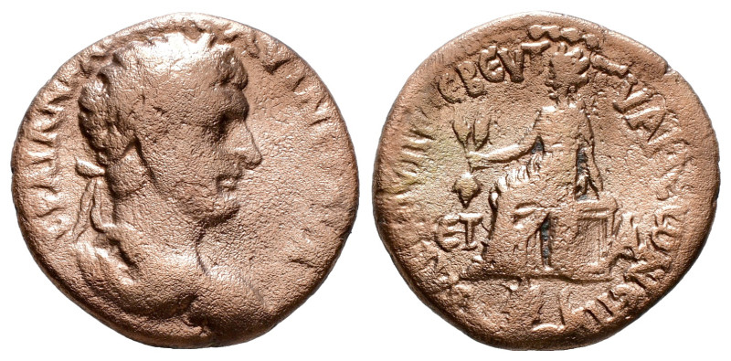 CAPPADOCIA. Tyana. Hadrian (117-138). Ae.
Obv: AVTO KAIC TPAIA AΔPIANOC CЄBACTOC...