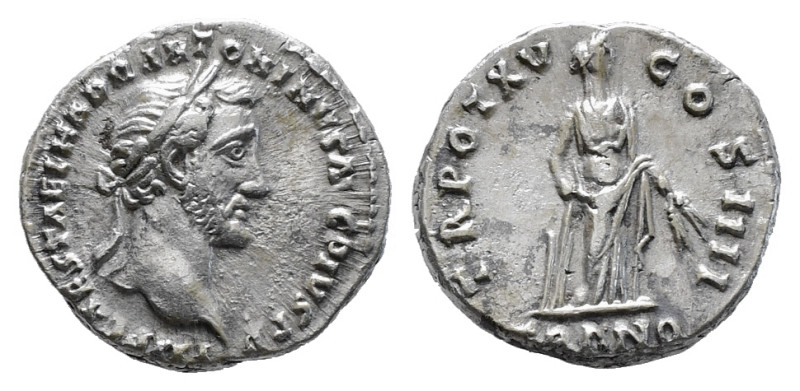 ANTONINUS PIUS (138-161). Denarius. Rome.
Obv: IMP CAES T AEL HADR ANTONINVS AVG...