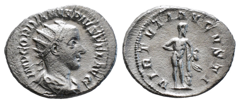 GORDIAN III (238-244). Antoninianus. Rome.
Obv: IMP CAES M ANT GORDIANVS AVG.
Ra...