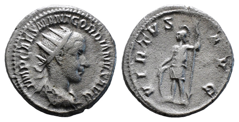 GORDIAN III (238-244). Antoninianus. Rome.
Obv: IMP CAES M ANT GORDIANVS AVG.
Ra...