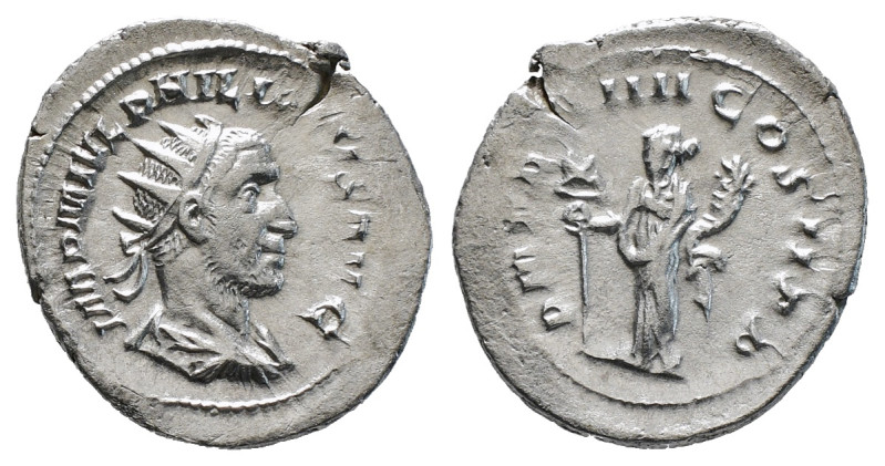 PHILIP I 'THE ARAB' (244-249). Antoninianus. Rome. Anniversary of Rome issue.
Ob...