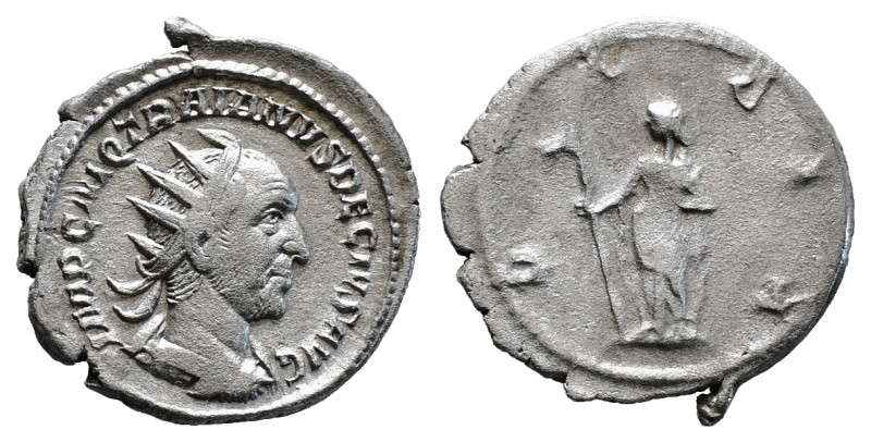 TRAJANUS DECIUS (249-251). Antoninianus. Rome.
Obv: IMP C M Q TRAIANVS DECIVS AV...