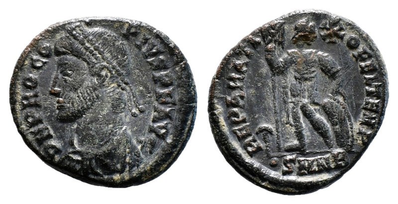 PROCOPIUS (Usurper, 365-366). Ae. Nicomedia.
Obv: D N PROCOPIVS P F AVG.
Diade...