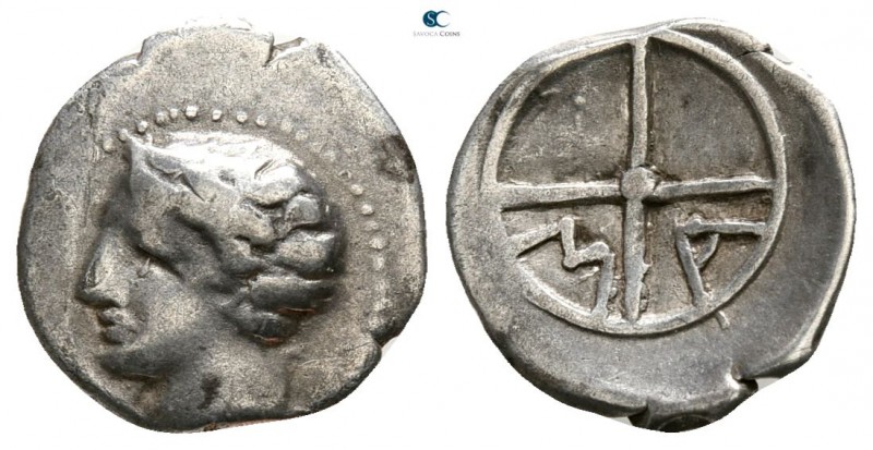 Gaul. Massalia circa 100-50 BC. 
Obol AR

10mm., 0,68g.



very fine