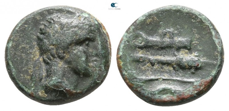 Lucania. Herakleia circa 280 BC. 
Bronze Æ

10mm., 1,41g.



nearly very ...