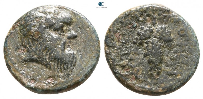 Sicily. Katane circa 200-0 BC. 
Bronze Æ

11mm., 1,69g.



very fine