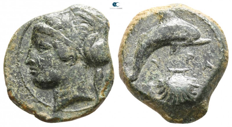 Sicily. Syracuse circa 415-405 BC. 
Hemilitron Æ

13mm., 3,80g.



very f...