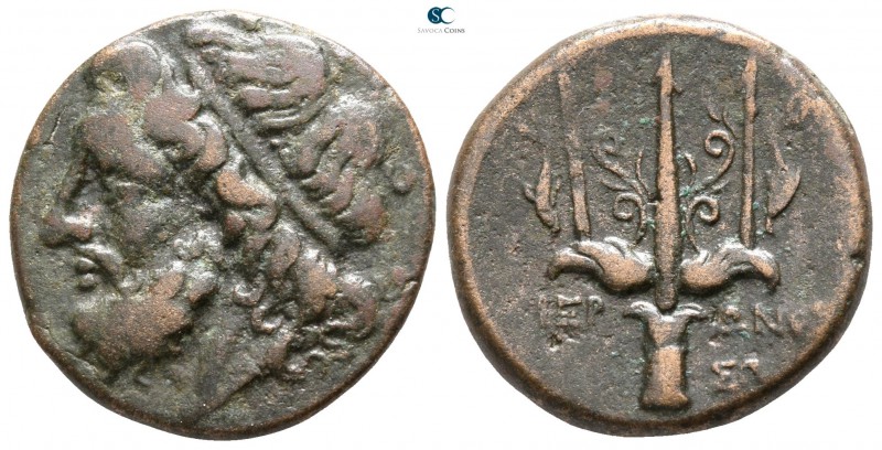 Sicily. Syracuse. Hieron II 275-215 BC. 
Bronze Æ

18mm., 6,21g.



very ...