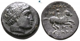 Kings of Macedon. Miletos. Alexander III "the Great" 336-323 BC. Struck posthumously, circa 323-319 BC. Bronze Æ