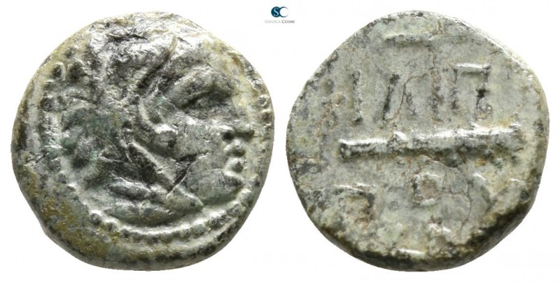 Kings of Macedon. Uncertain mint. Philip II. 359-336 BC. 
Chalkous Æ

8mm., 1...
