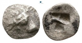 Macedon. Mende 480-460 BC. Hemiobol AR