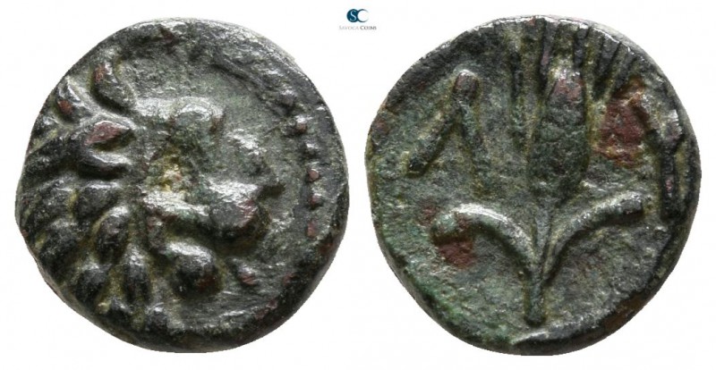 Thrace. Lysimacheia 309-220 BC. 
Bronze Æ

8mm., 0,95g.



very fine