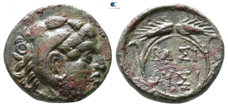 Kings of Thrace. Lysimachos 305-281 BC. 
Bronze Æ

12mm., 2,03g.



very ...