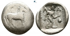 Thessaly. Larissa 460-440 BC. Obol AR