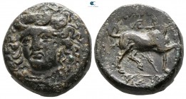 Thessaly. Larissa circa 350-320 BC. Tetrachalkon Æ