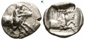 Thessaly. Perrhaebi 460-440 BC. Hemidrachm AR
