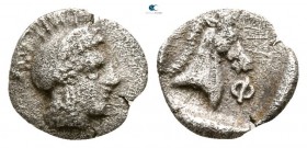 Thessaly. Pharsalos 450-420 BC. Obol AR