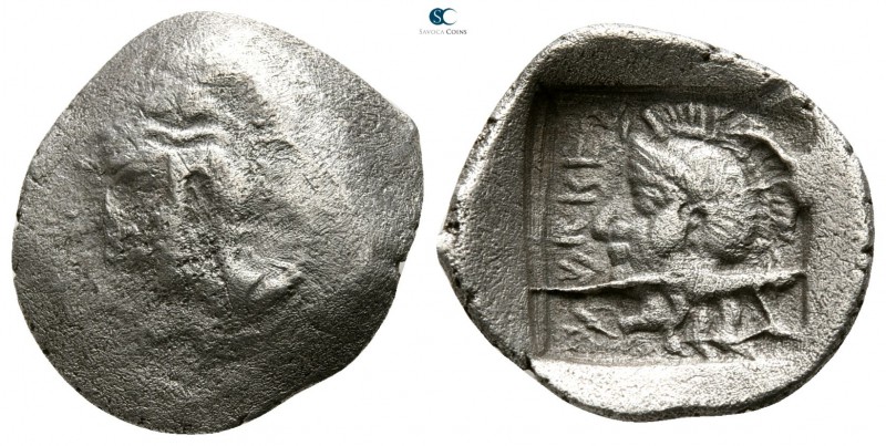 Dynasts of Lycia. Xanthos circa 410 BC. Possibly Khäriga (Karikas)
Hemidrachm A...