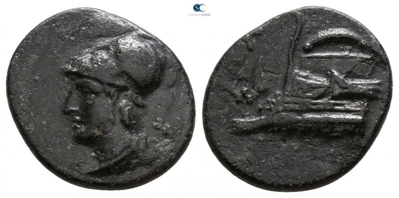 Cyprus. Salamis 361 BC-AD 351. Evagoras II
Bronze Æ

14mm., 2,54g.



ver...