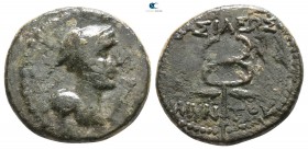 Kings of Galatia. Amyntas 39-25 BC. Dichalkon Æ