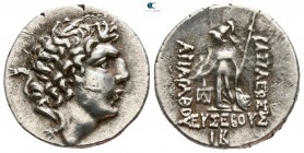 Kings of Cappadocia. Ariarathes IX Eusebes Philopator  101-87 BC. Dated RY 12=89/8 BC. Drachm AR