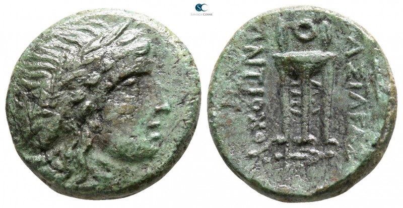 Seleukid Kingdom. Antiochos II Theos 261-246 BC. 
Bronze Æ

13mm., 3,35g.

...