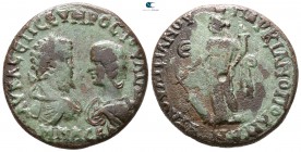 Moesia Inferior. Marcianopolis. Septimius Severus-Julia Domna AD 193-211. Pentassarion AE