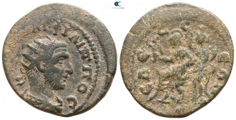 Macedon. Edessa. Philip I Arab AD 244-249. 
Bronze Æ

23mm., 7,13g.



ve...