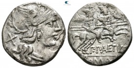 P. Paetus 138 BC. Rome. Denarius AR