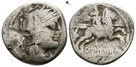 Q. Marcius Pilipus 129 BC. Rome. Denarius AR